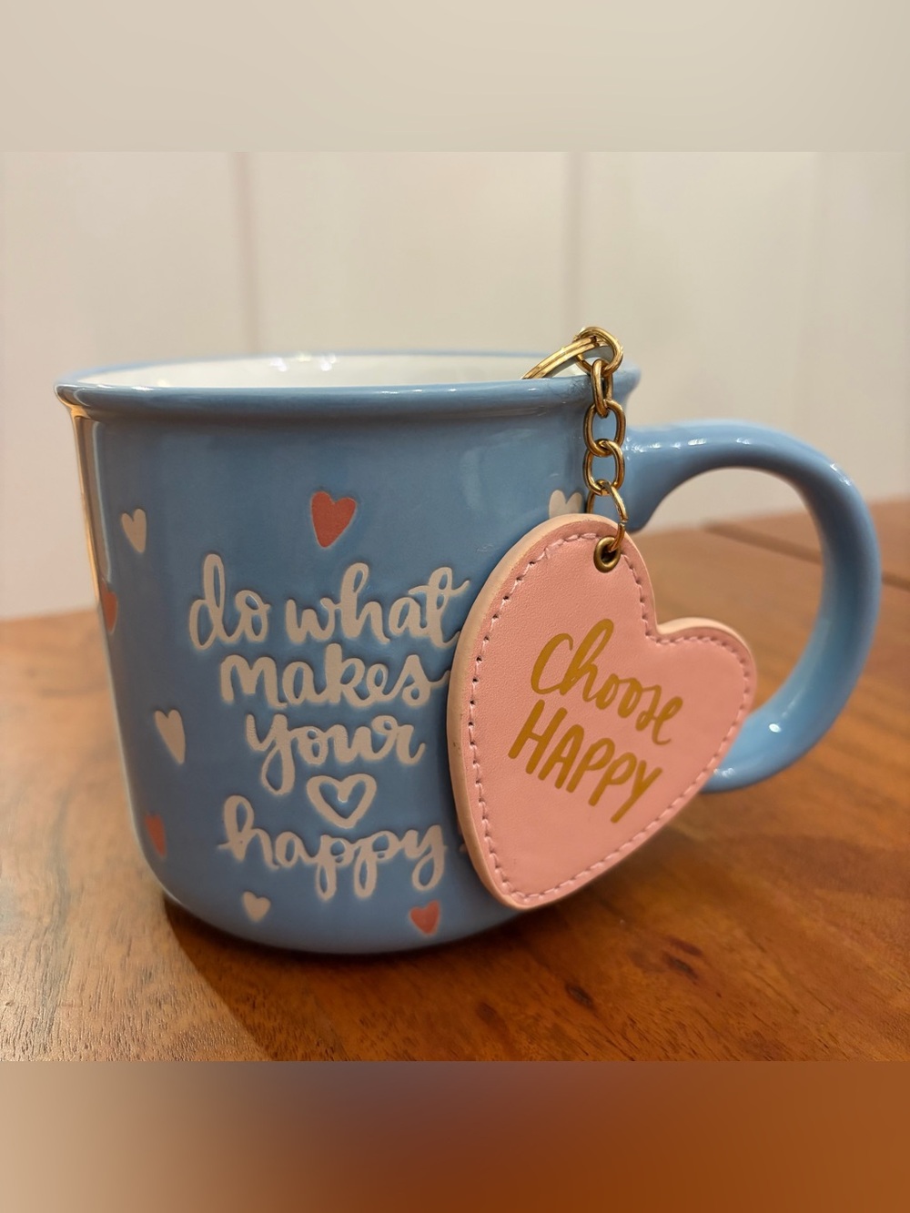 Eccolo Dayna Lee Collection Mug & Keychain Set Do What Makes Your Heart Happy